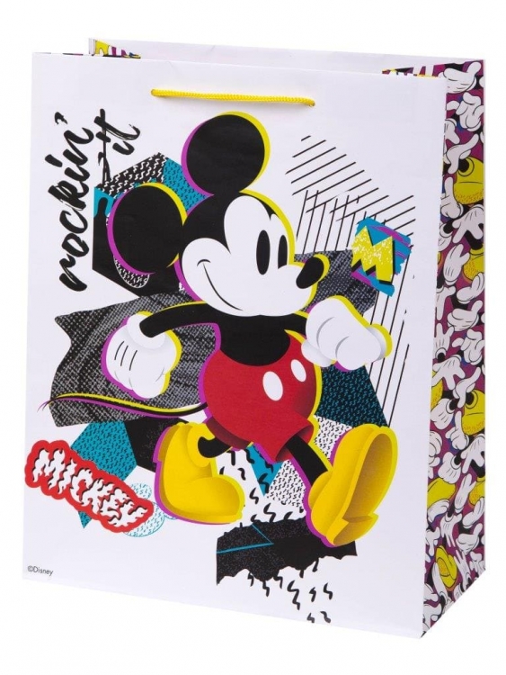 Пакет подарочный "Микки Маус: Микки на прогулке"